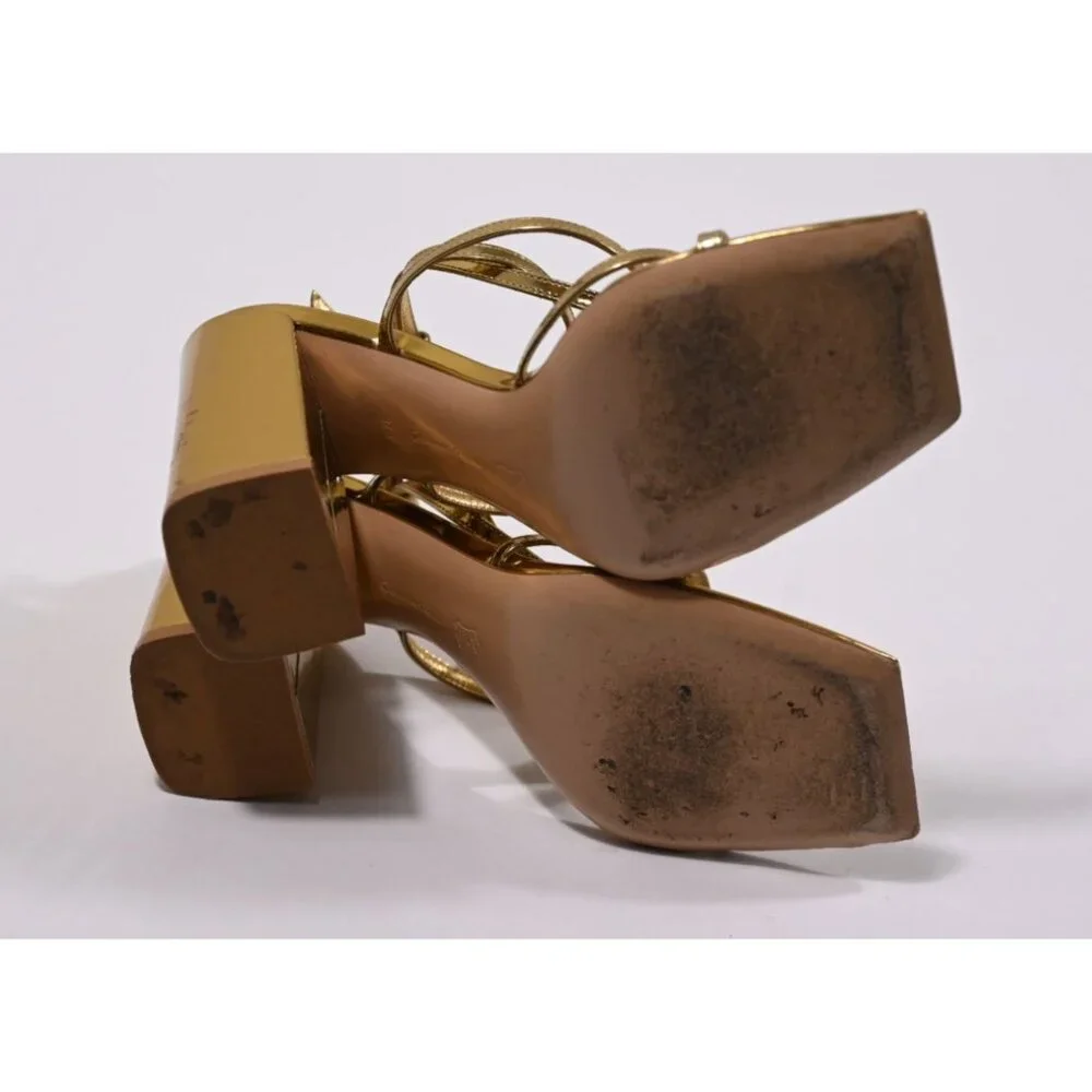 Gianvito Rossi Patent Leather Sandals in Mekong - Picture 10 of 10